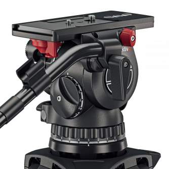 Statīvu galvas - Sachtler aktiv12T Fluidhead with SpeedLevel Technology, 100mm Bowl - ātri pasūtīt no ražotāja