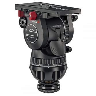 Statīvu galvas - Sachtler aktiv12T Fluidhead with SpeedLevel Technology, 100mm Bowl - ātri pasūtīt no ražotāja