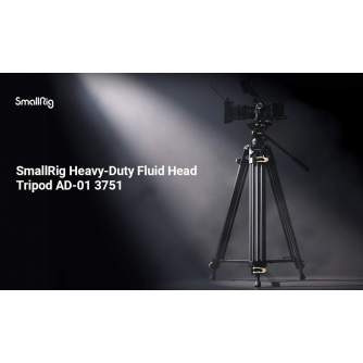 Video Tripods - Smallrig 3751 Video Tripod Heavy-Duty with Fluid Head AD-01 - quick order from manufacturer