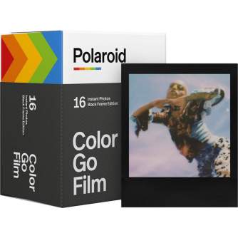 Instantkameru filmiņas - Polaroid Go Film Double Pack 16 photos - Black Frame - быстрый заказ от производителя