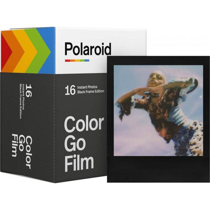 Instantkameru filmiņas - Polaroid Go Film Double Pack 16 photos - Black Frame - быстрый заказ от производителя