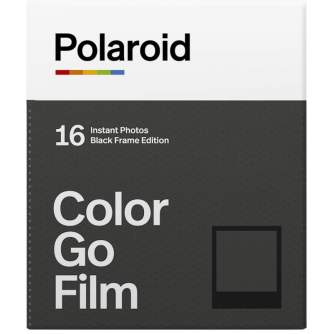 Instantkameru filmiņas - Polaroid Go Film Double Pack 16 photos - Black Frame - быстрый заказ от производителя