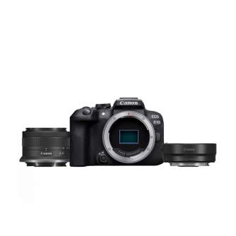 Bezspoguļa kameras - Canon EOS R10 RF-S18-45mm S w MT adp EF-EOS-R EU26 - быстрый заказ от производителя