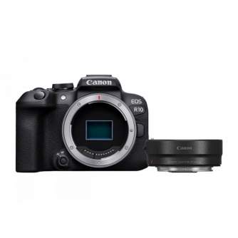 Mirrorless Cameras - Canon EOS R10 body 25.5Mp RF-S 4K/30P ISO51200 - buy today in store and with delivery