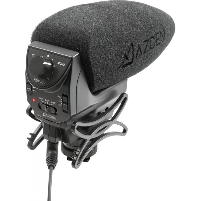 On-Camera Microphones - AZDEN SMX-30V Stereo/Mono Mixable Video microphone - quick order from manufacturer