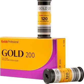 Photo films - KODAK PROFESSIONAL GOLD 200 120 FILM 5-PACK 1075597 - quick order from manufacturer