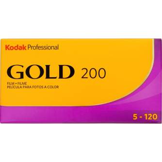 Photo films - KODAK PROFESSIONAL GOLD 200 120 FILM 5-PACK 1075597 - quick order from manufacturer