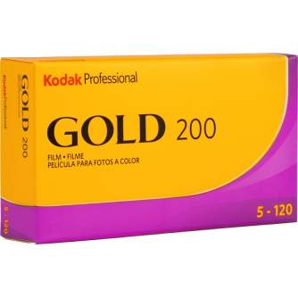 Photo films - KODAK PROFESSIONAL GOLD 200 120 FILM 5-PACK 1075597 - quick order from manufacturer