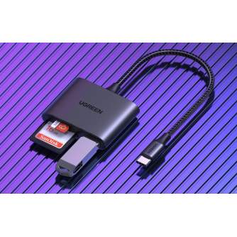 Card Reader - CM387 Card Reader USB-C to SD/TF + USB Black - quick order from manufacturer