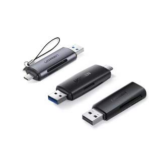 Card Reader - CM304 USB + USB-C Card Reader SD + microSD Black - buy today in store and with delivery