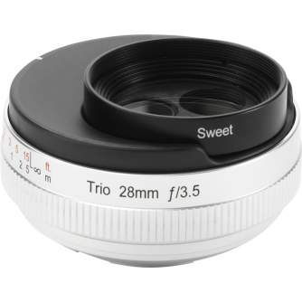 Speciālo Efektu objektīvi - Lensbaby Trio 28 Fuji X 3-in-1 Effects Lens - ātri pasūtīt no ražotāja