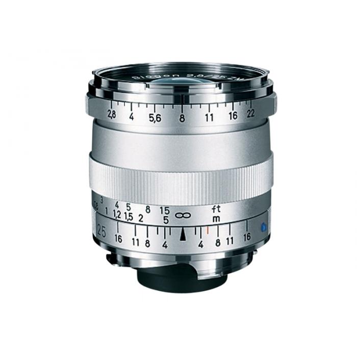 Rangefinder Lenses - ZEISS BIOGON T* 25MM F/2,8 ZM SILVER - quick order from manufacturer