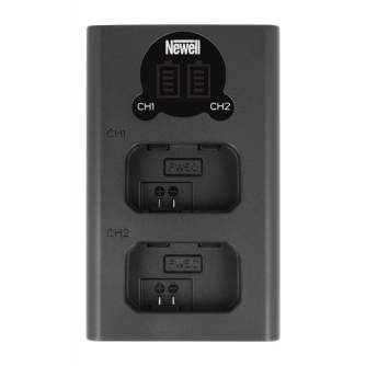 Camera Batteries - NewellDual-channel charger set and two NP-FW50 batteries Newell DL-USB-C for Sony - quick order from manufacturer