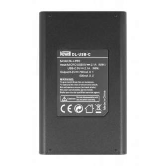 Camera Batteries - Dual-channel charger and LP-E6N battery pack Newell DL-USB-C for Canon - buy today in store and with delivery