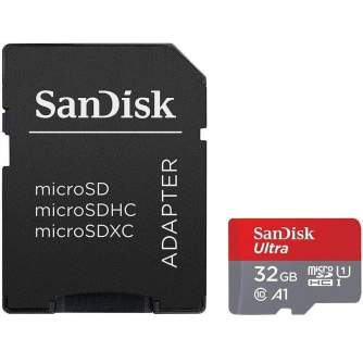 Memory Cards - SANDISK MEMORY MICRO SDHC 32GB UHS-I SDSQUA4-032GGN6IA - quick order from manufacturer