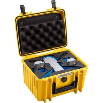 Cietie Koferi - BW OUTDOOR CASES TYPE 2000 FOR AUTEL EVO NANO / NANO+, YELLOW 2000/Y/EVONANO - ātri pasūtīt no ražotāja