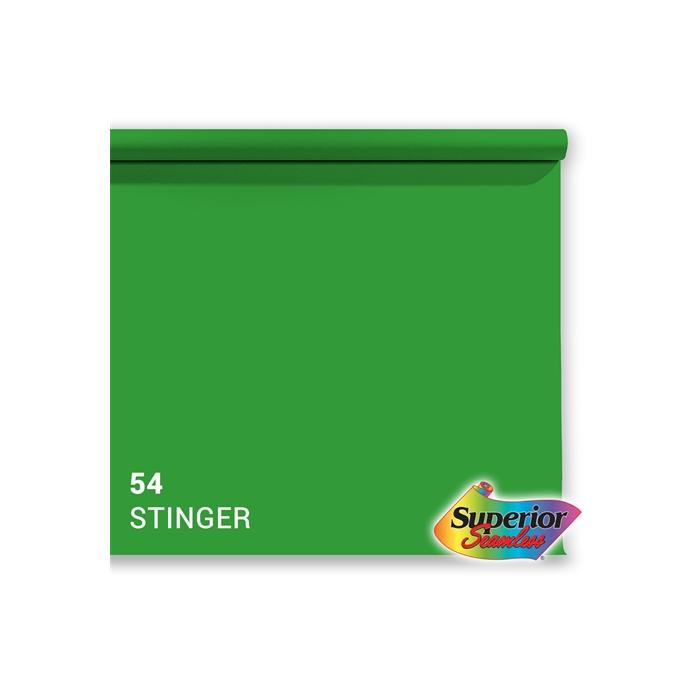 Foto foni - Superior Background Paper 54 chromagreen Stinger green Chroma Key 2.72 x 25m - perc šodien veikalā un ar piegādi