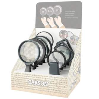 Rigu aksesuāri - Carson Stock Set for Display with 5x 10 Magnifiers - быстрый заказ от производителя