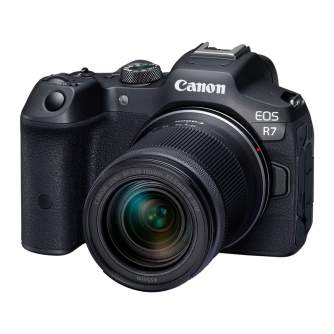 Bezspoguļa kameras - Canon EOS R7 incl. RF-S 18-150mm + EF-EOS R Adapter - быстрый заказ от производителя