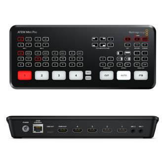 Straumēšanai - Blackmagic ATEM Mini Pro Switcher (BM-SWATEMMINIPR) - ātri pasūtīt no ražotāja