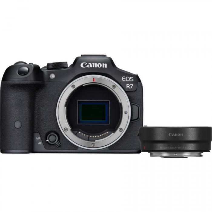 Mirrorless Cameras - Canon EOS R7 w. Mount Adapter EF-EOS R - quick order from manufacturer