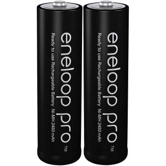 Baterijas, akumulatori un lādētāji - Panasonic Eneloop Pro akumulators 2xAA 2500mAh BK-3HCDE/2BE - ātri pasūtīt no ražotāja