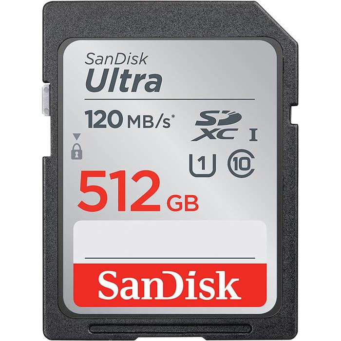 Карты памяти - SANDISK MEMORY SDXC 512GB UHS-I SDSDUN4-512G-GN6IN - купить сегодня в магазине и с доставкой