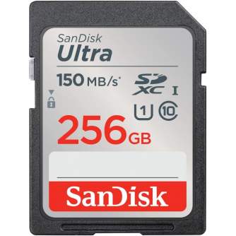 Memory Cards - SANDISK MEMORY SDXC 256GB UHS-I SDSDUNC-256G-GN6IN - quick order from manufacturer