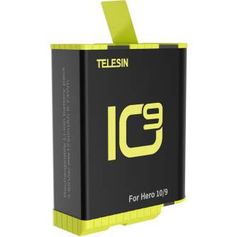 Accessories for Action Cameras - Telesin Battery for GoPro Hero 9 / Hero 10 (GP-BTR-901-B) 1750 mAh - quick order from manufacturer