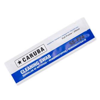 Cleaning Products - Caruba Full-frame Cleaning Swab Kit (10 swabs 24mm + cleaning fluid 30ml) - quick order from manufacturer