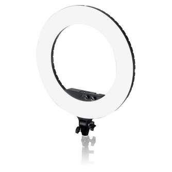 Ring Light - Caruba Round Vlogger 18 inch LED Set Economy with Bag - Black - quick order from manufacturer