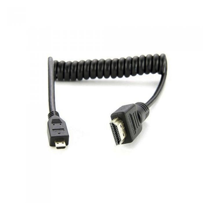 Wires, cables for video - Atomos spiral cable full HDMI - micro HDMI - quick order from manufacturer