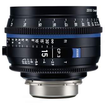 CINEMA Video Lenses - Carl Zeiss CP.3 2.9/15 mm MFT Mount - quick order from manufacturer