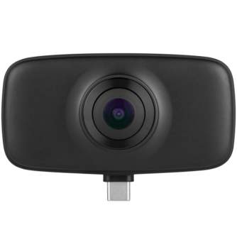 360, VR, Tiešraides kameras - Kandao QooCam FUN Black 360 Lens for Android Phone - быстрый заказ от производителя