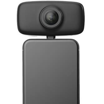 360 Live Streaming Camera - Kandao QooCam FUN Black 360 Lens for Android Phone - quick order from manufacturer