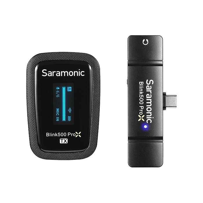 Wireless Lavalier Microphones - SARAMONIC BLINK 500 PROX B5 2,4GHZ wireless USB-C Android & iPhone 15 - quick order from manufacturer