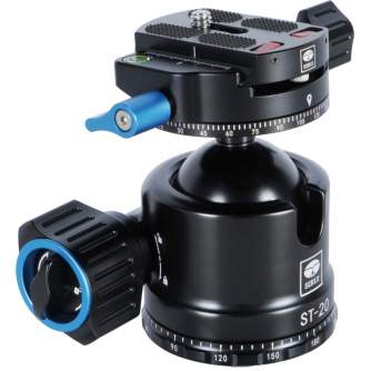 Tripod Heads - SIRUI ST-20 Ballhead with 40mm Damping, Aluminum Alloy, Arca-Swiss Clamp - quick order from manufacturer