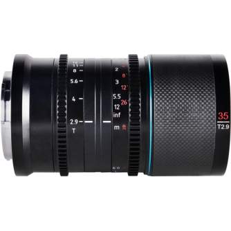 Mirrorless Lenses - SIRUI ANAMORPHIC LENS SATURN 35MM 1.6X CARBON FIBER FULL FRAME E-MOUNT (BLUE FLARE) SATURN E35B - quick order from manufacturer