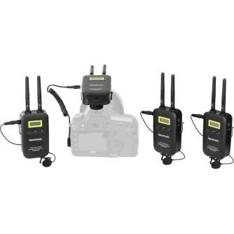 Wireless Audio Systems - Wireless system 5.8 GHz Saramonic VmicLink5 RX + TX + TX + TX Kit - quick order from manufacturer