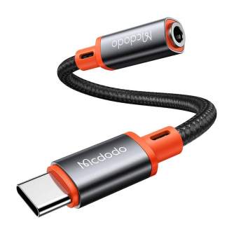 Mcdodo CA-7561 USB-C uz AUX mini ligzdu 3,5 mm audio adapteris, DAC, 0,11 m 