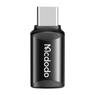 Провода, кабели - Переходник с микро-USB на USB-C, Mcdodo OT-9970 (черный) - купить сегодня в магазине и с доставкой