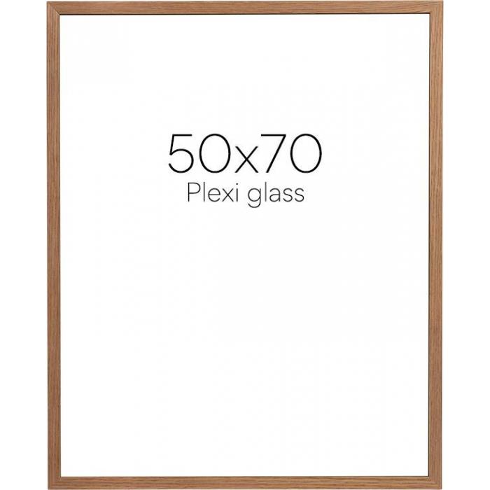 Photo Frames - Soul Oak veneer 50X70 Plexi - quick order from manufacturer