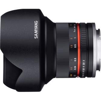 Objektīvi bezspoguļa kamerām - SAMYANG 12MM F2,0 SONY E BLACK - ātri pasūtīt no ražotāja