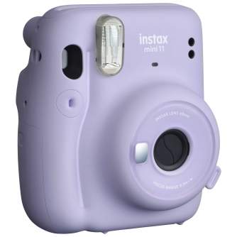 Momentfoto kamera - Instax mini 11 Lilac Purple + Glossy filma 10gab (ceriņu violeta) momentfoto - ātri pasūtīt no ražotāja