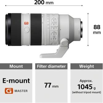 Mirrorless Lenses - Sony FE 70-200mm GM F2.8 OSS II - quick order from manufacturer