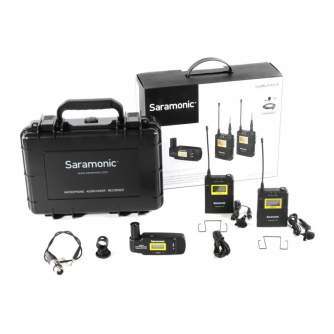 Bezvadu audio sistēmas - SARAMONIC UWMIC9 (TX9+TX9+RX-XLR9) - ātri pasūtīt no ražotāja