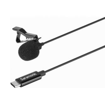 Lavalier mikrofonas - SARAMONIC LAVMICRO U3B LAVALIER MIC FOR USB TYPE-C DEVICES (6M) LAVMICRO U3B - быстрый заказ от производит