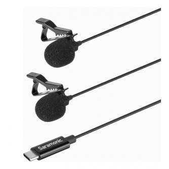 Discontinued - SARAMONIC LAVMICRO U3C LAVALIER MIC FOR USB TYPE-C DEVICES (6M) DUAL /2-PERSON 