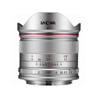 MIRRORLESS Objektīvi - Laowa objektīvs C-Dreamer Lightweight 7.5 mm f/2.0 priekš Micro 4/3 - sudraba - ātri pasūtīt no ražotāja