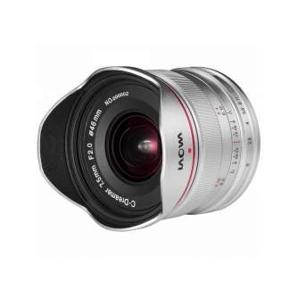 MIRRORLESS Objektīvi - Laowa objektīvs C-Dreamer Lightweight 7.5 mm f/2.0 priekš Micro 4/3 - sudraba - ātri pasūtīt no ražotāja